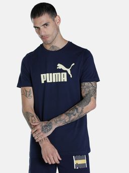 Puma - N1 Logo Men Blue T-shirt