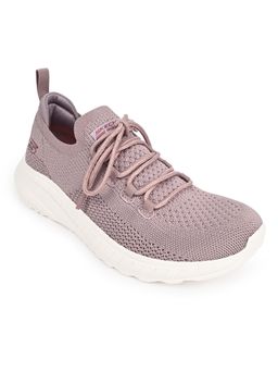 SKECHERS - Womens Bobs Squad Chaos Lavender Casual Lace Up Shoe