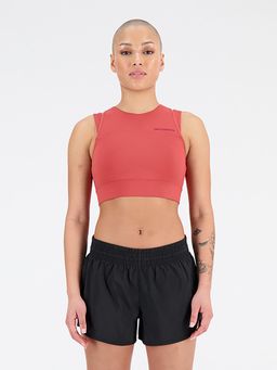 New Balance - Rust Solid/Plain Regular Sports Bra
