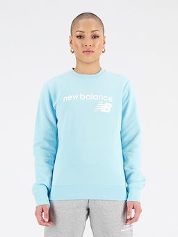 New Balance - Blue Typography Round Neck Sweatshirt