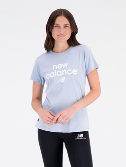 New Balance - Blue Typography Round Neck T-Shirt