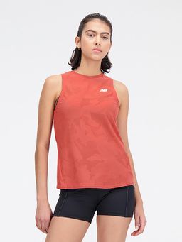 New Balance - Rust Self Design Regular Tank Top
