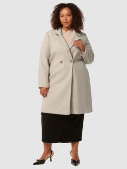 Forever New - Shelley Curve Double Breasted Overcoatigan