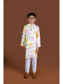 KALP - Floral Print Kurta (Set of 2)