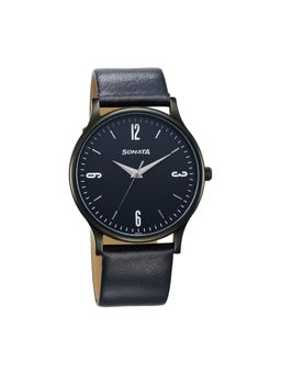 Sonata - Men Blue Dial Analog Watch - 77105Nl11W