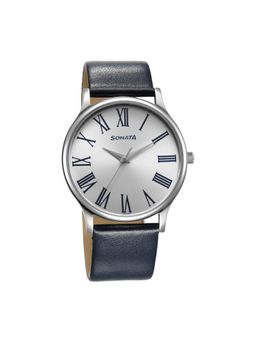 Sonata - Men Silver Dial Analog Watch - 77105Sl12W