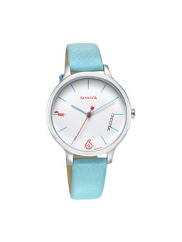 Sonata - Women White Dial Analog Watch - 87050Sl01