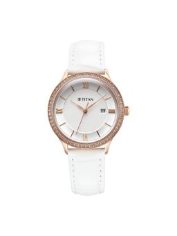 Titan - Women White Dial Analog Watch - 95247Wl05