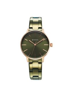 Titan - Women Green Dial Analog Watch - 95248Km03