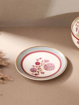 Fabindia - Multi Ceramic Decaled Luxe Quarter Plate