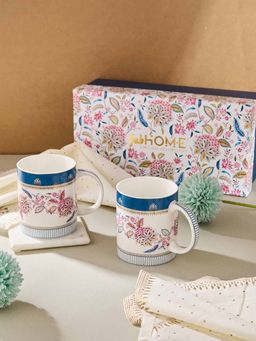 Fabindia - Multi Ceramic Casted Luxe Mug (Pack of 2)