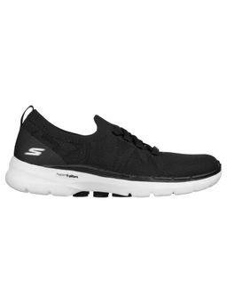 SKECHERS - Go Walk 6 - Pristine Sunset Black Walking Slip On Sports Shoes