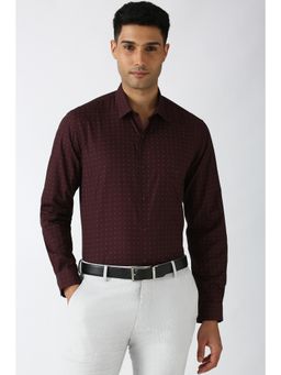 Peter England - Men Brown Slim Fit Formal Shirt