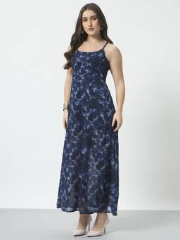 Trend Arrest - Blue Trend Arrest Printed Dress