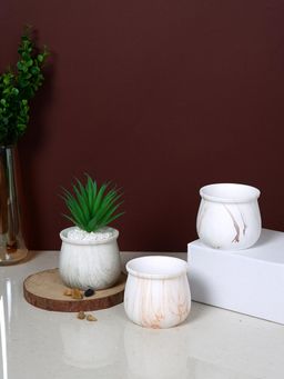 Tayhaa - Tranquil Marble Ceramic Planter
