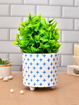 Tayhaa - Plus Sign Ceramic Planter