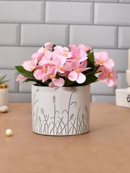 Tayhaa - White Ceramic Tropical Planter