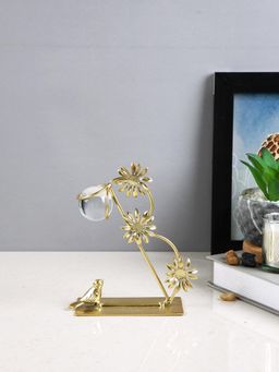 Tayhaa - Golden Daisy Charm Crystal Figurine