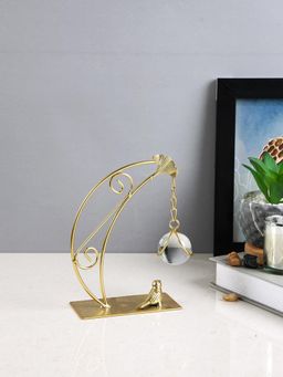 Tayhaa - Hanging Ginkgo Glow Crystal Figurine