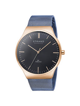Strand by Obaku - Mason Lille Ocean Blue Dial Quartz Watch For Women (S717LXVLML)