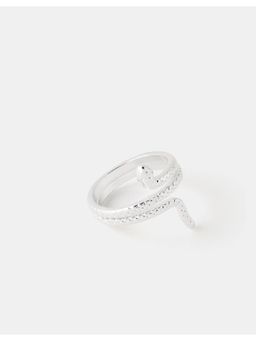 Accessorize London - 14k Gold Plated Snake Ring By Accessorize London For Women
