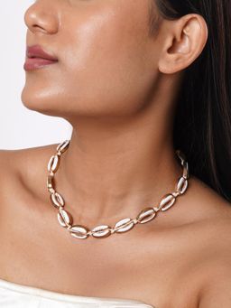 Joker and Witch - Joker & Witch Joker and Witch Womens Sirena Sea Shell Gold Necklace