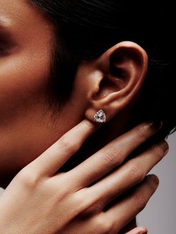 MISS JO - Pear Shaped Solitaire Stud Earrings