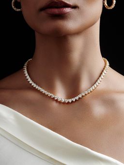 MISS JO - Heart Shaped Solitaire Necklace