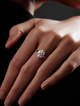 MISS JO - Oval Shaped Solitaire Engagement Ring