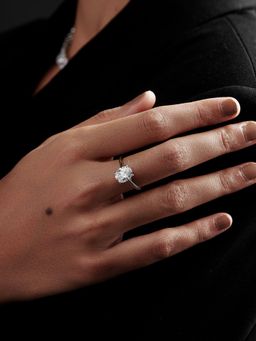 MISS JO - Oval Shaped Solitaire Engagement Ring