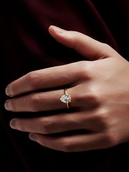 MISS JO - Pear Shaped Solitaire Engagement Ring