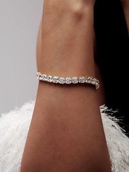 MISS JO - Square Shaped Solitaire Tennis Bracelet