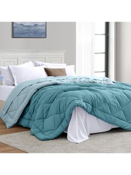 Indra's - Aqua 100% Microfibre 150 Gsm Double Reversible Comforter
