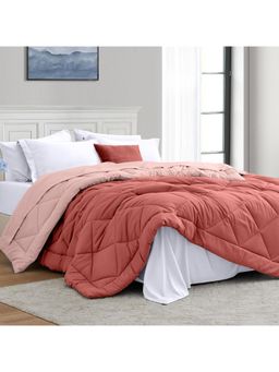 Indra's - Coral 100% Microfibre 150 Gsm Double Reversible Comforter