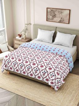 Indra's - Red 150 Gsm Viscose Cotton Single Jaipuri Quilt