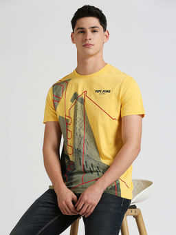 Pepe Jeans - Gilbert Dimentional Graphic Printed T-Shirt