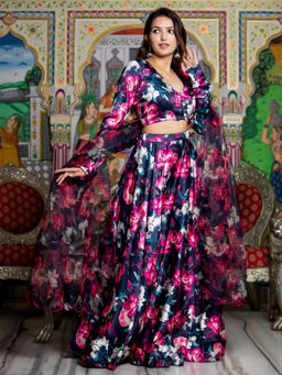 Bannhi - Raat Rani Lehenga (Set of 3)