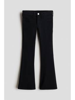 H&M - Girls Black Flared Leg Low Jeans