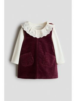 H&M - Girls Red 2-Piece Dress And Top
