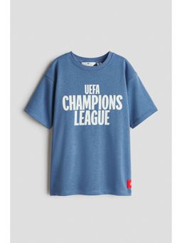 H&M - Boys Blue Print-Motif T-Shirt