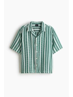 H&M - Men Green Regular Fit Shirt