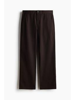 H&M - Men Brown Relaxed Fit Cotton Chinos
