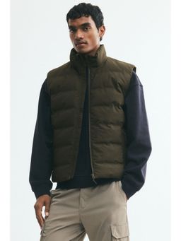 H&M - Men Green Windproof & Water-Repellent Puffer Gilet