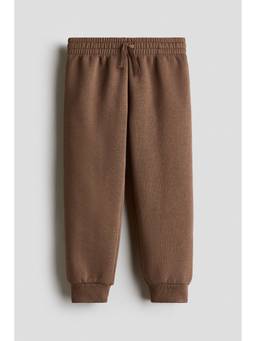 H&M - Boys Brown Brushed-Inside Joggers