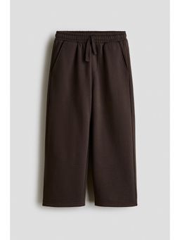 H&M - Boys Brown Wide Brushed-Inside Pant