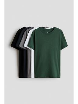 H&M - Boys Multi-Color 5-Pack T-Shirts