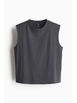 H&M - Women Grey Sports Vest Top With Drymove