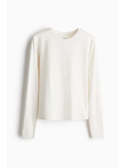 H&M - Women White Long-Sleeved Sports T-Shirt With Drymove