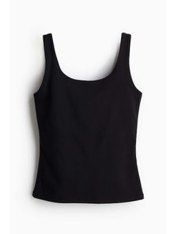 H&M - Women Black Sports Vest Top With Softmove