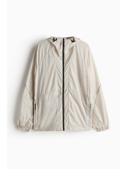 H&M - Women Beige Hooded Running Jacket